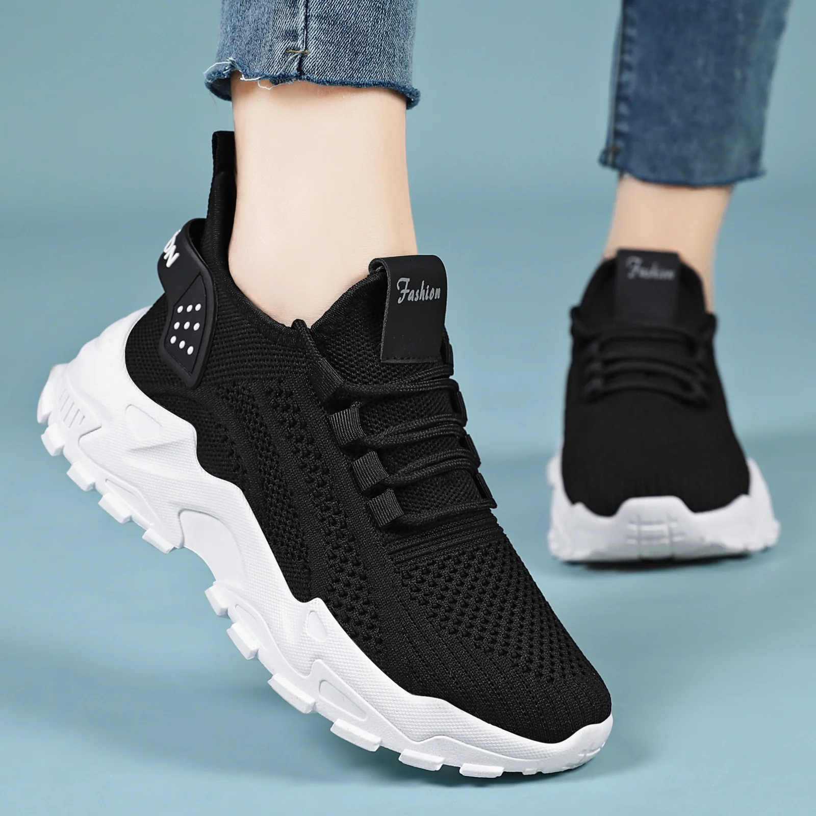 Damen Modische und luftdurchlässige Freizeitschuhe mit rutschfester Sohle Heidi Mode - Image 3