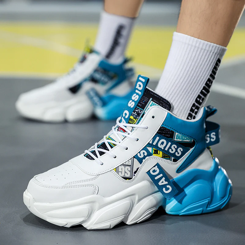 Damen Modische und sportliche High-Top Sneakers mit innovativem Design Heidi Mode - Image 3