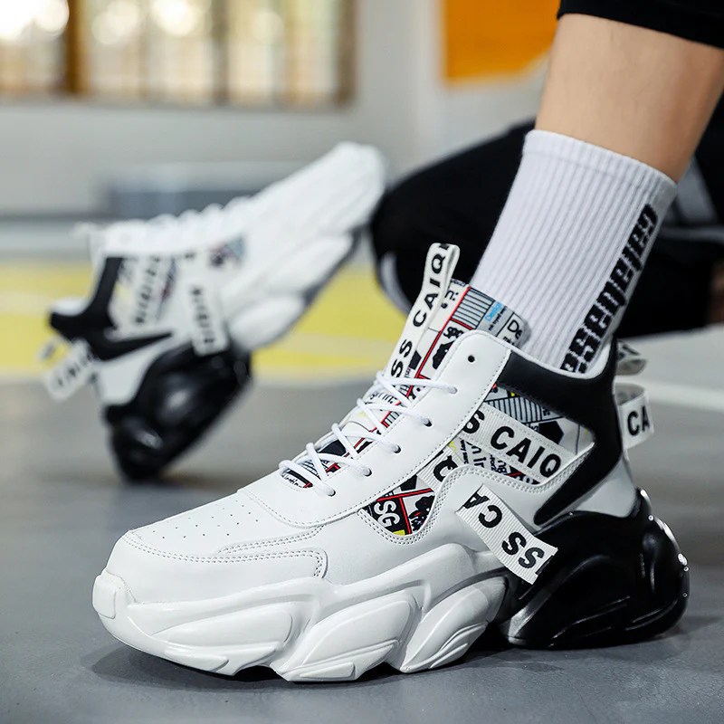 Damen Modische und sportliche High-Top Sneakers mit innovativem Design Heidi Mode - Image 4