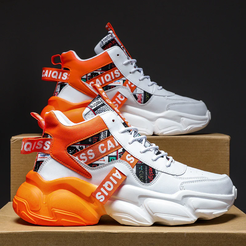 Damen Modische und sportliche High-Top Sneakers mit innovativem Design Heidi Mode - Image 8