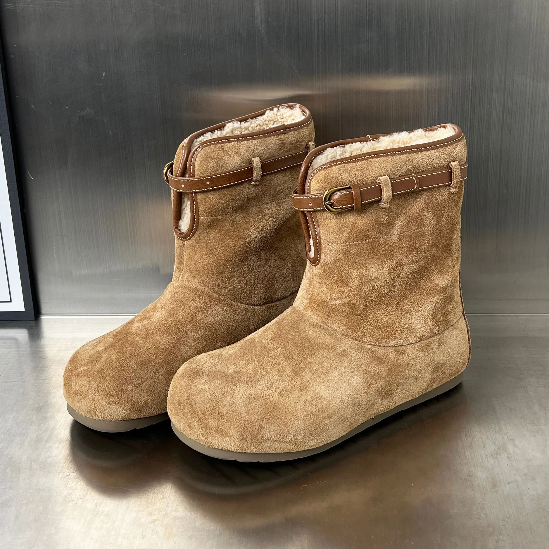 Damen modische und warme Stiefel mit weichem Innenfutter Heidi Mode - Image 6