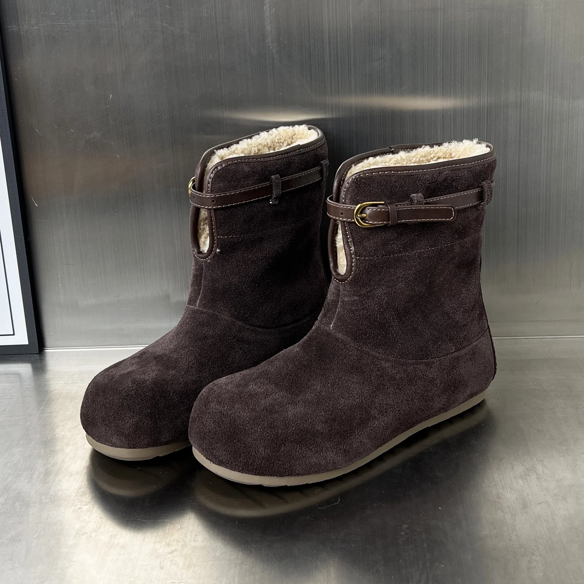 Damen modische und warme Stiefel mit weichem Innenfutter Heidi Mode - Image 7