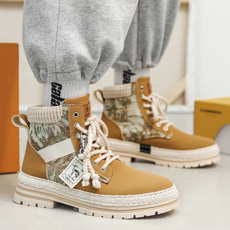 Damen modische Wanderstiefel mit robustem Obermaterial und rutschfester Sohle Heidi Mode - Image 2
