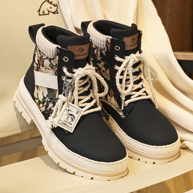 Damen modische Wanderstiefel mit robustem Obermaterial und rutschfester Sohle Heidi Mode - Image 8