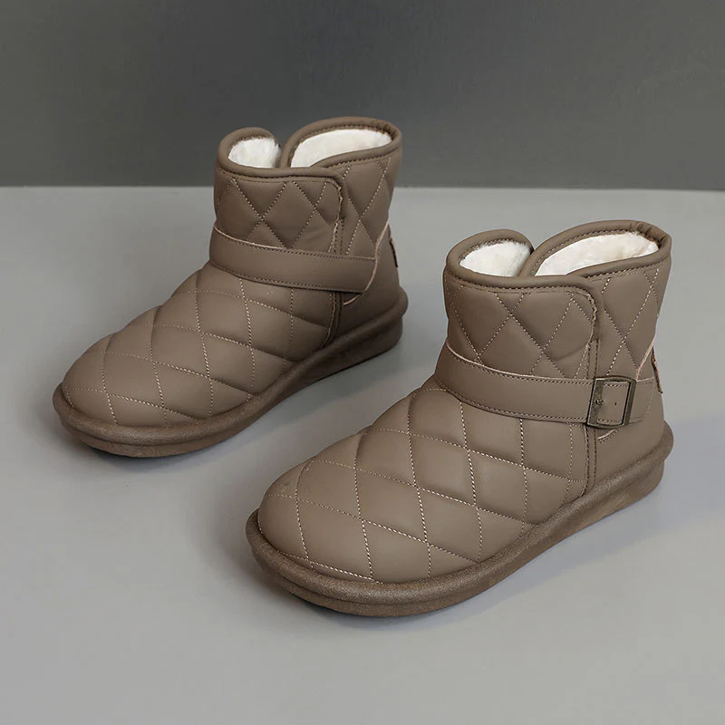 Damen modische warme Winterstiefel mit hochwertiger Isolierung und praktischem Klettverschluss Heidi Mode - Image 2