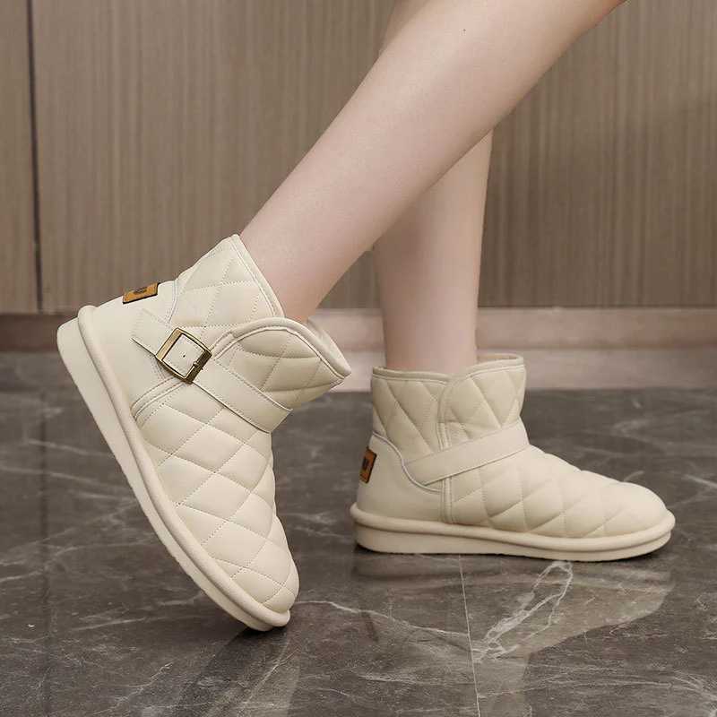 Damen modische warme Winterstiefel mit hochwertiger Isolierung und praktischem Klettverschluss Heidi Mode - Image 3