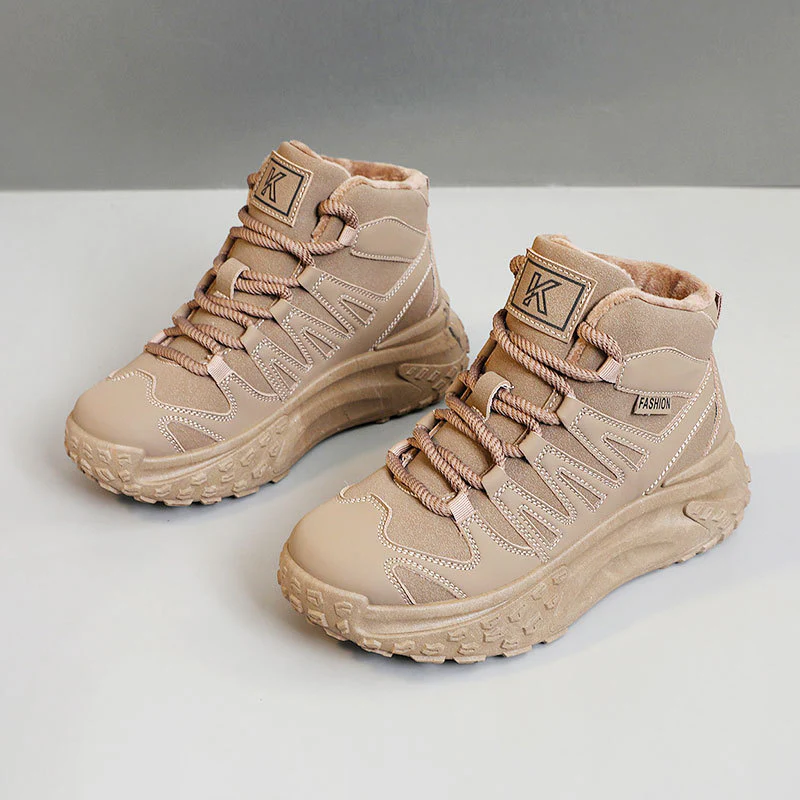 Damen modische Winter-Sneaker mit isolierendem Fleece-Futter und rutschfester Laufsohle Heidi Mode - Image 3