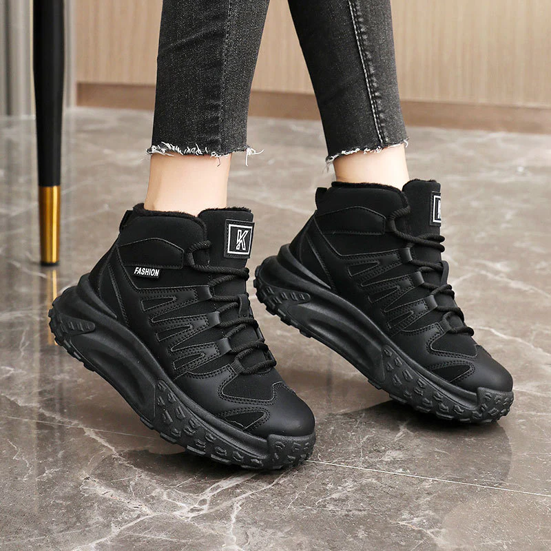 Damen modische Winter-Sneaker mit isolierendem Fleece-Futter und rutschfester Laufsohle Heidi Mode - Image 4