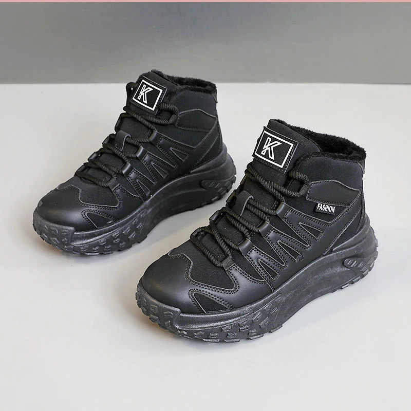 Damen modische Winter-Sneaker mit isolierendem Fleece-Futter und rutschfester Laufsohle Heidi Mode - Image 7