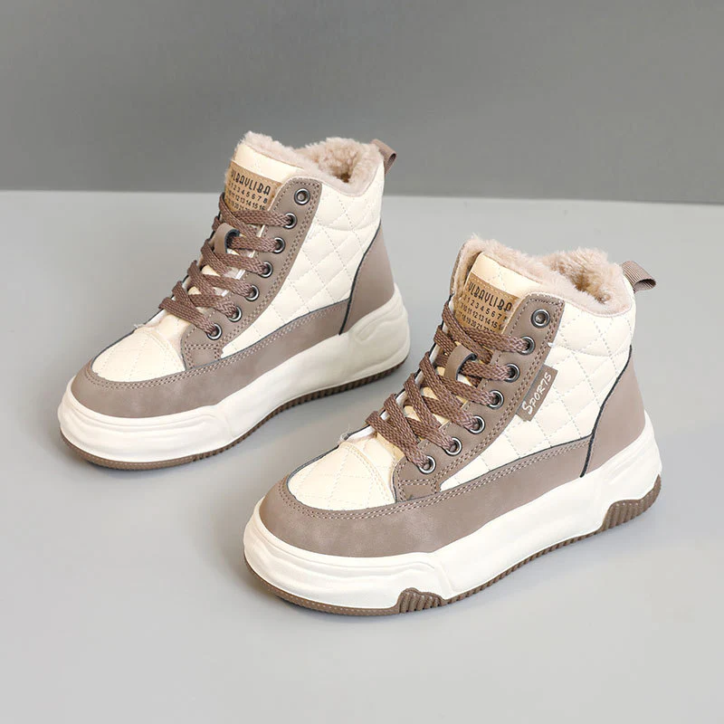 Damen Modische Winter Sneaker mit kuscheligem Innenfutter und robustem Profil Heidi Mode - Image 7