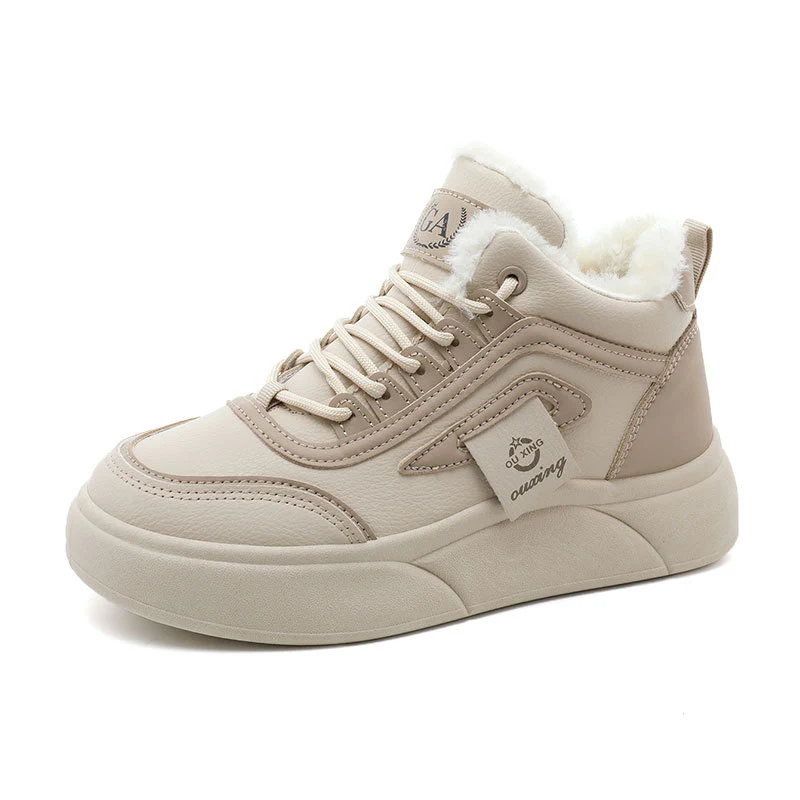 Damen modische Winter-Sneaker mit luxuriösem Kunstfell und rutschfester Sohle Heidi Mode - Image 5