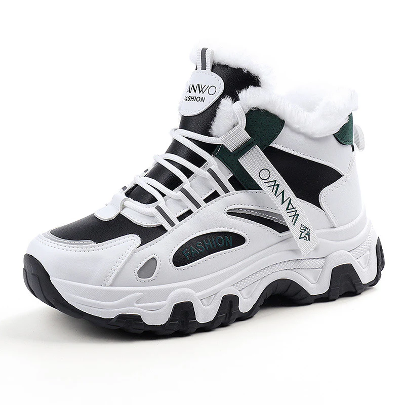 Damen modische Winter Sneakers mit kuscheligem Innenfutter und robustem Profil Heidi Mode - Image 4