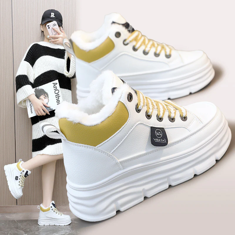Damen modische Winter Sneakers mit kuscheligem Innenfutter und rutschfester Sohle Heidi Mode - Image 3