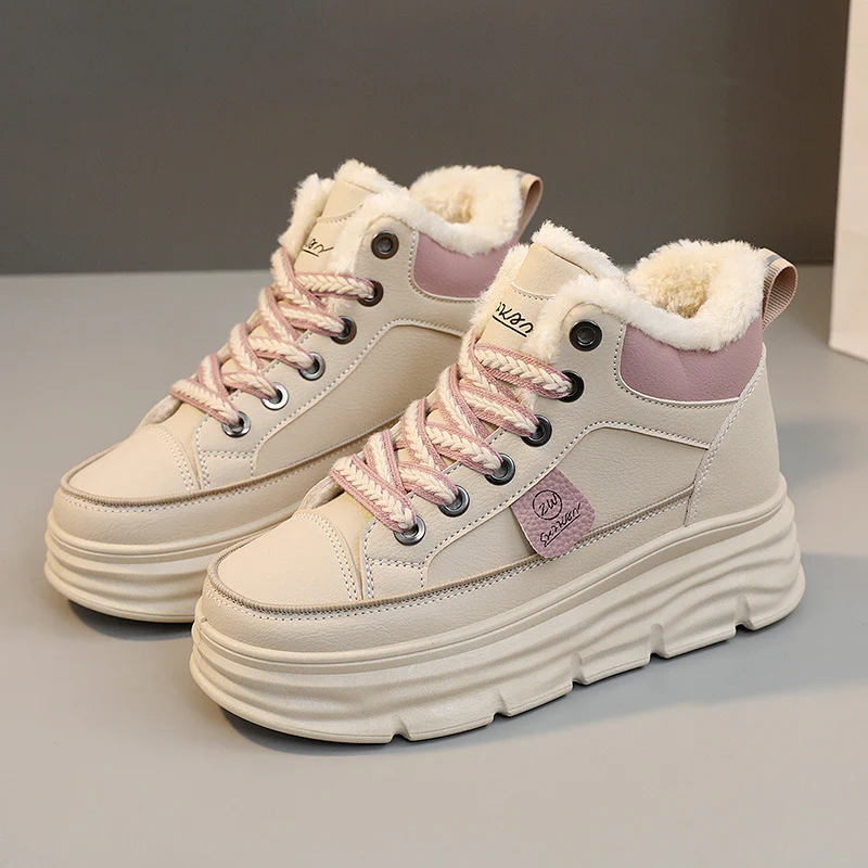 Damen modische Winter Sneakers mit kuscheligem Innenfutter und rutschfester Sohle Heidi Mode - Image 8