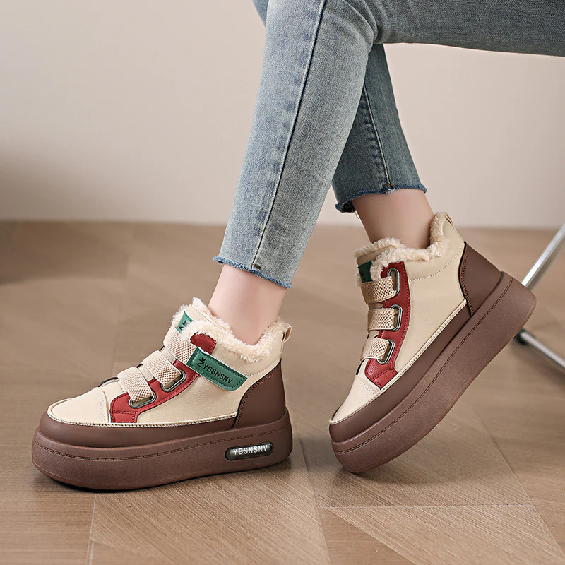 Damen modische Winter Sneakers mit warmem Innenfutter und rutschfester Sohle Heidi Mode - Image 3