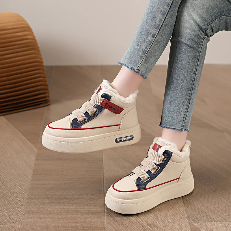 Damen modische Winter Sneakers mit warmem Innenfutter und rutschfester Sohle Heidi Mode - Image 4