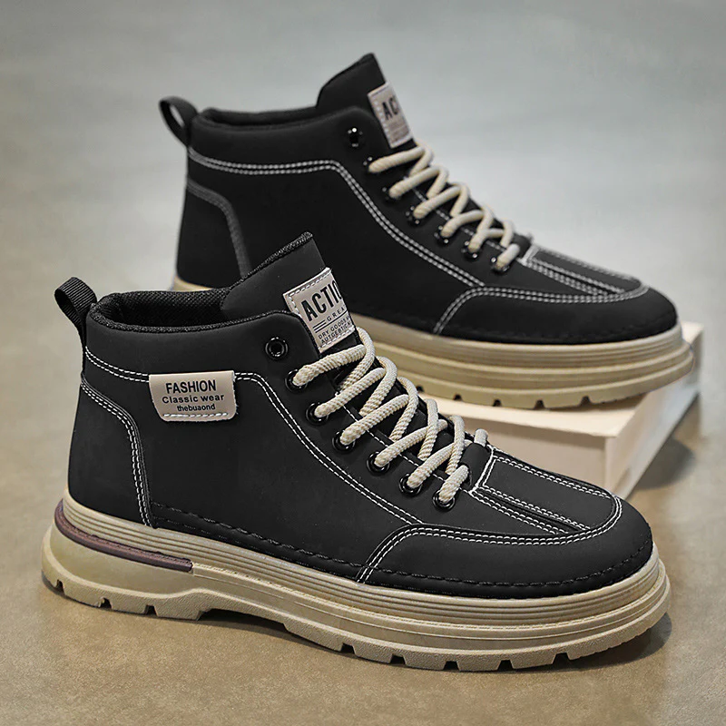 Damen Modische Winter-Stiefel mit robustem Sohlenprofil und bequemer Passform Heidi Mode - Image 4