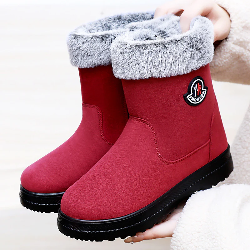 Damen Modische Winterboots mit kuscheligem Innenfutter und rutschfester Sohle Heidi Mode - Image 3