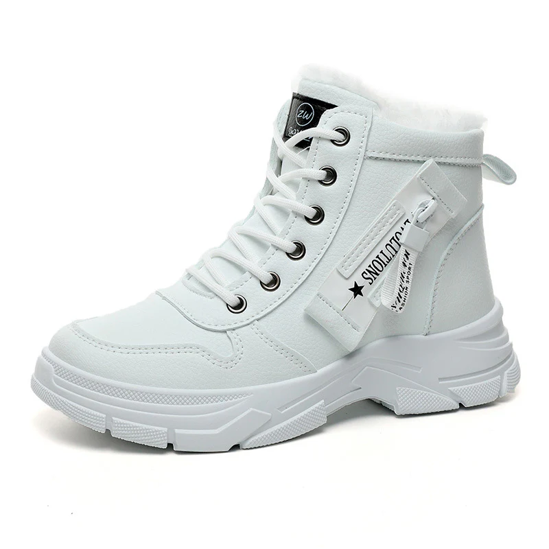 Damen modische Winterboots mit warmem Kunstfellfutter und robuster Profilsohle Heidi Mode - Image 5