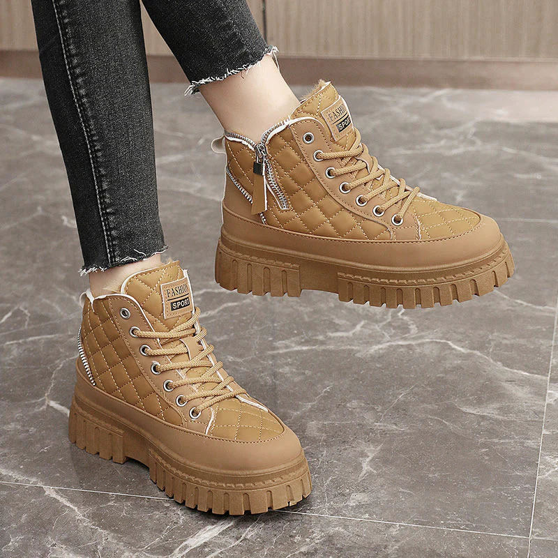 Damen Modische Winterstiefel mit gepolstertem Innenfutter und robustem Sohlenprofil Heidi Mode - Image 3