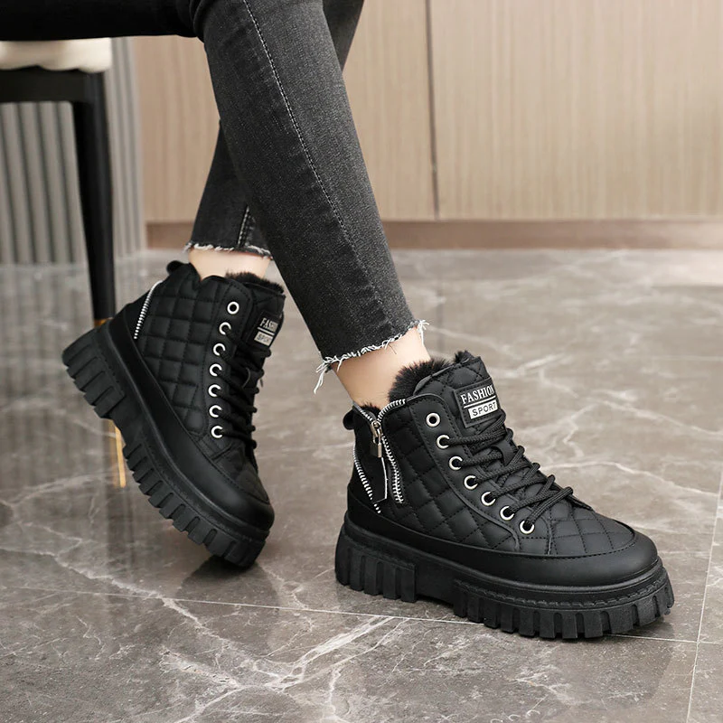 Damen Modische Winterstiefel mit gepolstertem Innenfutter und robustem Sohlenprofil Heidi Mode - Image 4