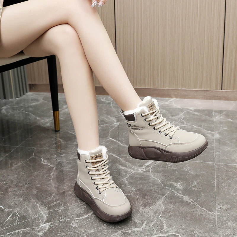 Damen modische Winterstiefel mit kuscheligem Fleece-Futter und rutschfester Sohle Heidi Mode - Image 4