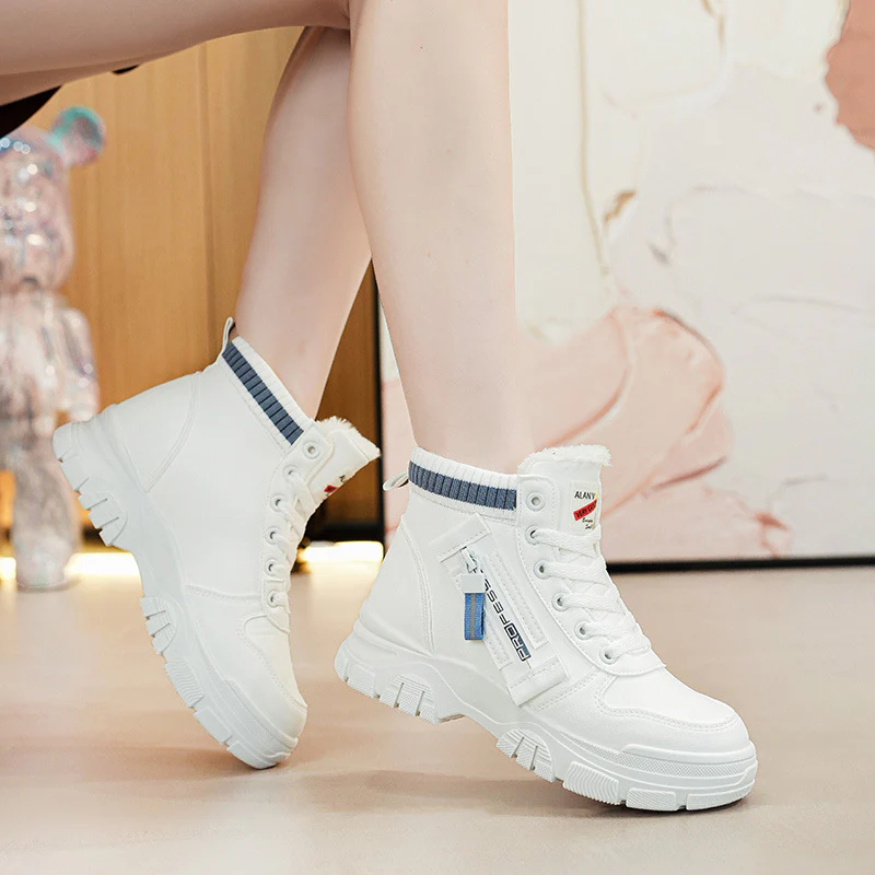 Damen modische Winterstiefel mit kuscheligem Innenfutter und robustem Profil Heidi Mode - Image 4