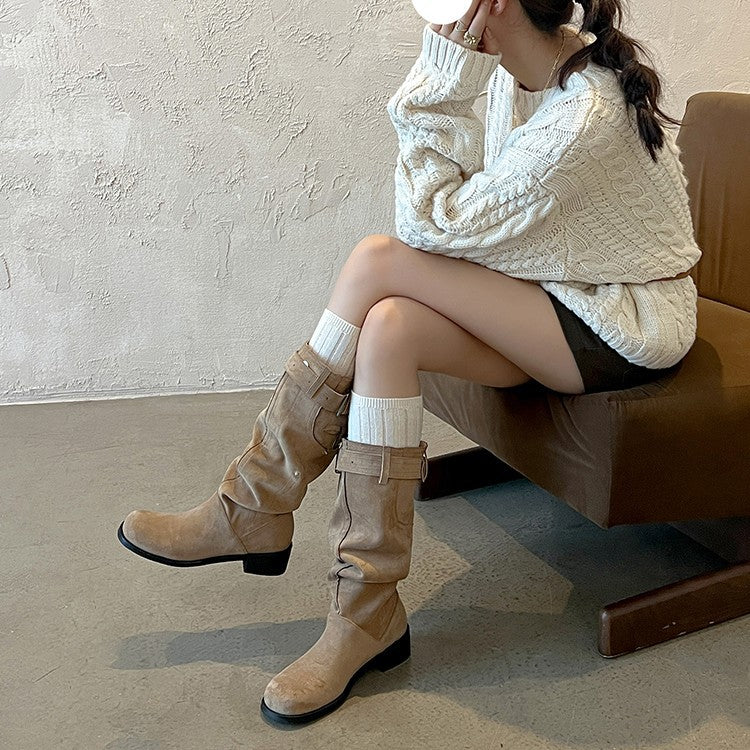Damen modische Winterstiefel mit praktischen Schnallen und bequemem Innenfutter Heidi Mode - Image 2