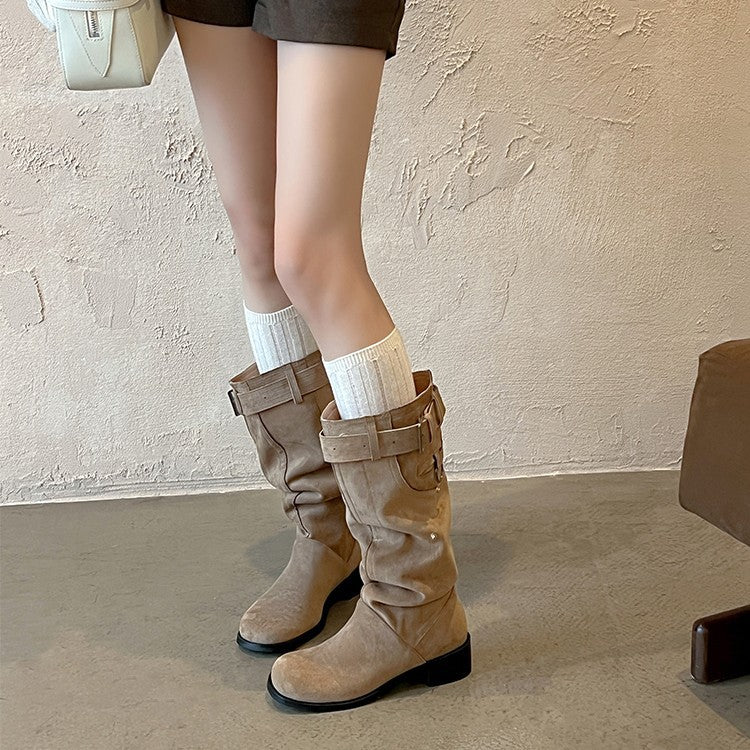 Damen modische Winterstiefel mit praktischen Schnallen und bequemem Innenfutter Heidi Mode - Image 3