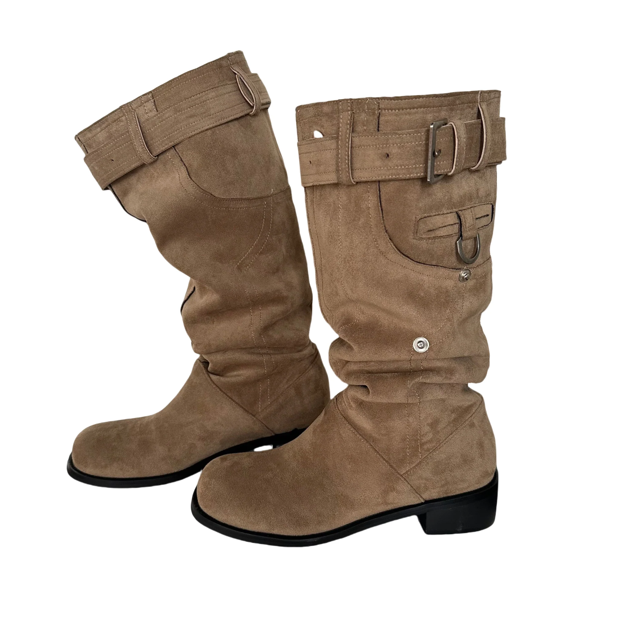 Damen modische Winterstiefel mit praktischen Schnallen und bequemem Innenfutter Heidi Mode - Image 7