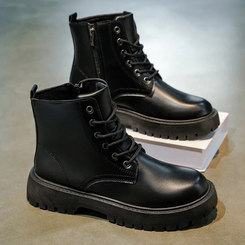 Damen Modische Winterstiefel mit robuster Profilsohle und praktischer Schnürung Heidi Mode - Image 2