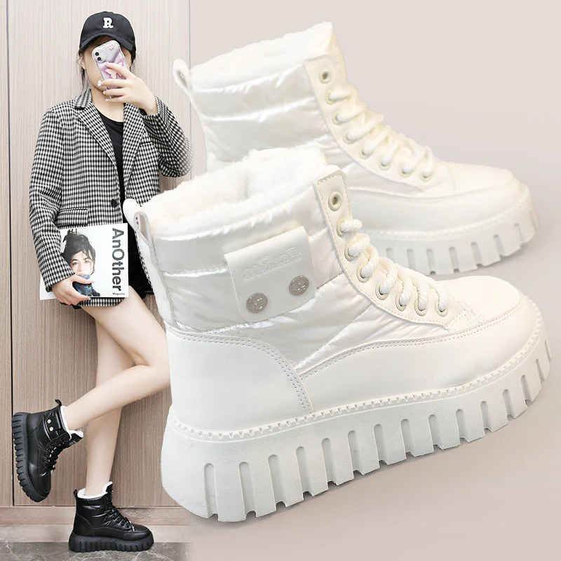 Damen modische Winterstiefel mit temperaturisolierendem Innenfutter und rutschfester Sohle Heidi Mode - Image 2