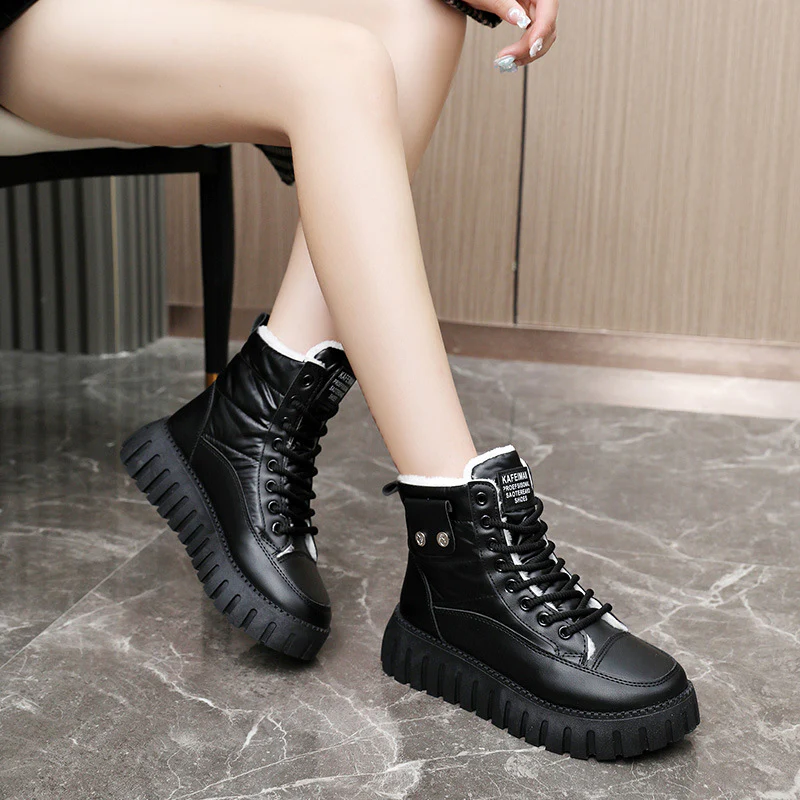 Damen modische Winterstiefel mit temperaturisolierendem Innenfutter und rutschfester Sohle Heidi Mode - Image 3