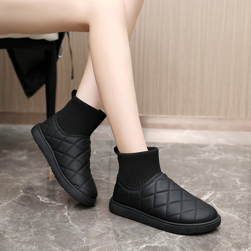 Damen modische Winterstiefel mit warmem Innenfutter und rutschfester Sohle Heidi Mode - Image 2