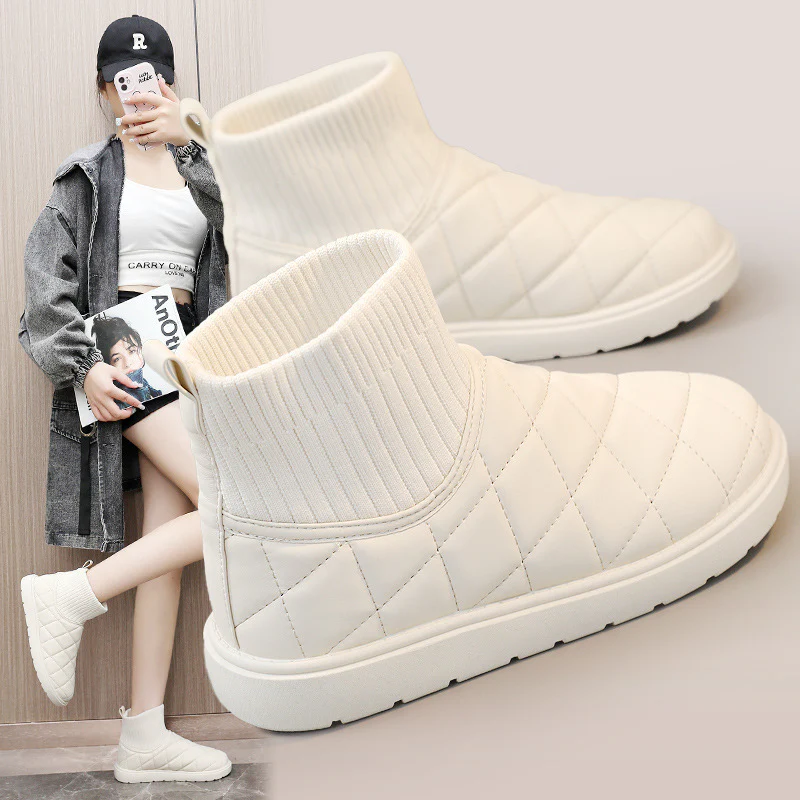Damen modische Winterstiefel mit warmem Innenfutter und rutschfester Sohle Heidi Mode - Image 3