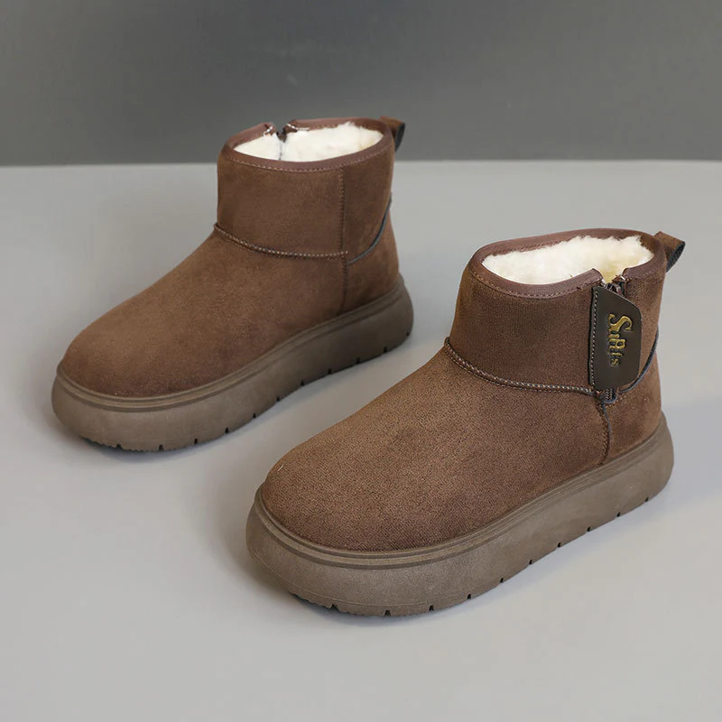 Damen modische Winterstiefeletten mit warmem Innenfutter und rutschfester Sohle Heidi Mode - Image 2