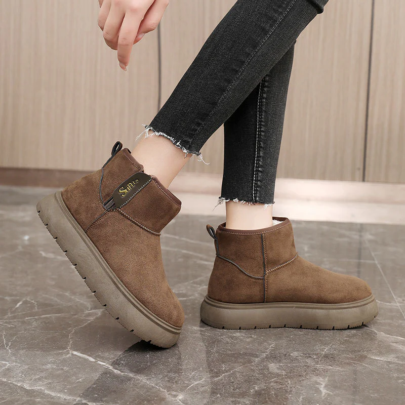 Damen modische Winterstiefeletten mit warmem Innenfutter und rutschfester Sohle Heidi Mode - Image 3
