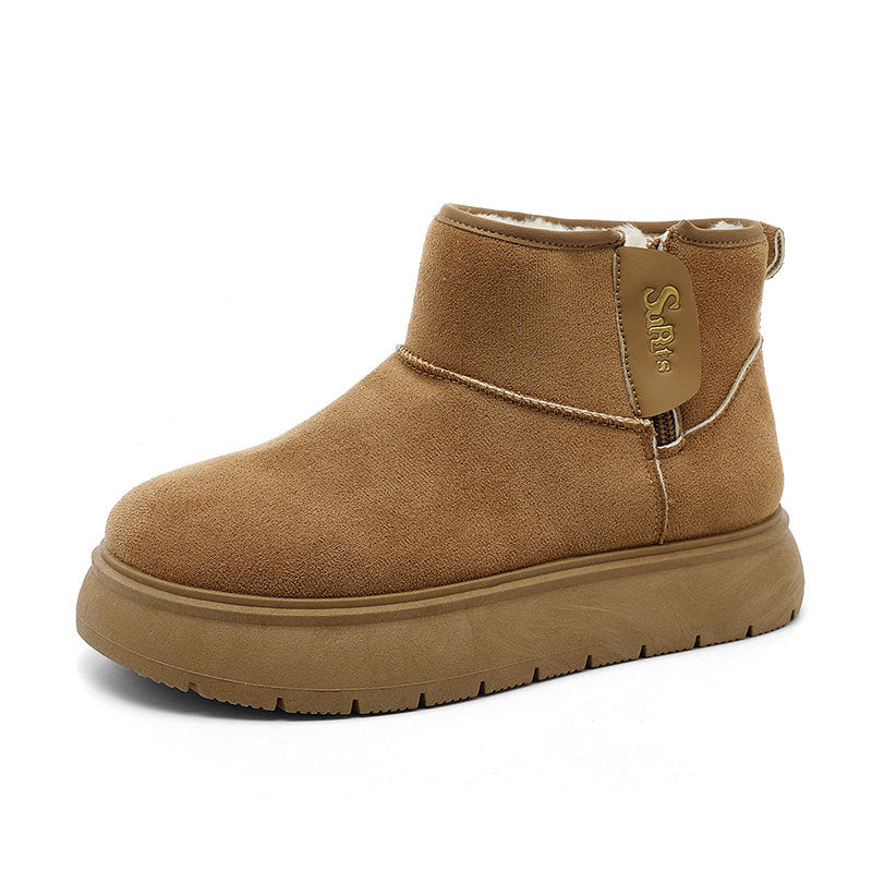 Damen modische Winterstiefeletten mit warmem Innenfutter und rutschfester Sohle Heidi Mode - Image 5