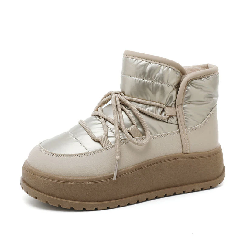 Damen modische Winterstiefeletten mit warmem Kunstfell und robuster Sohle Heidi Mode - Image 5