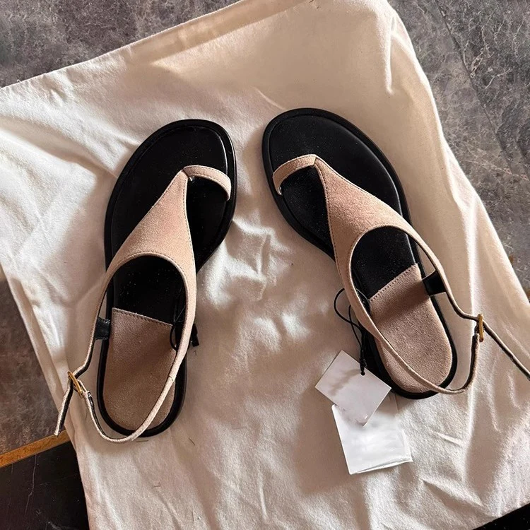 Damen Modische Zehentrenner-Sandalen mit elegantem Riemendesign und bequemem Fußbett Heidi Mode - Image 2