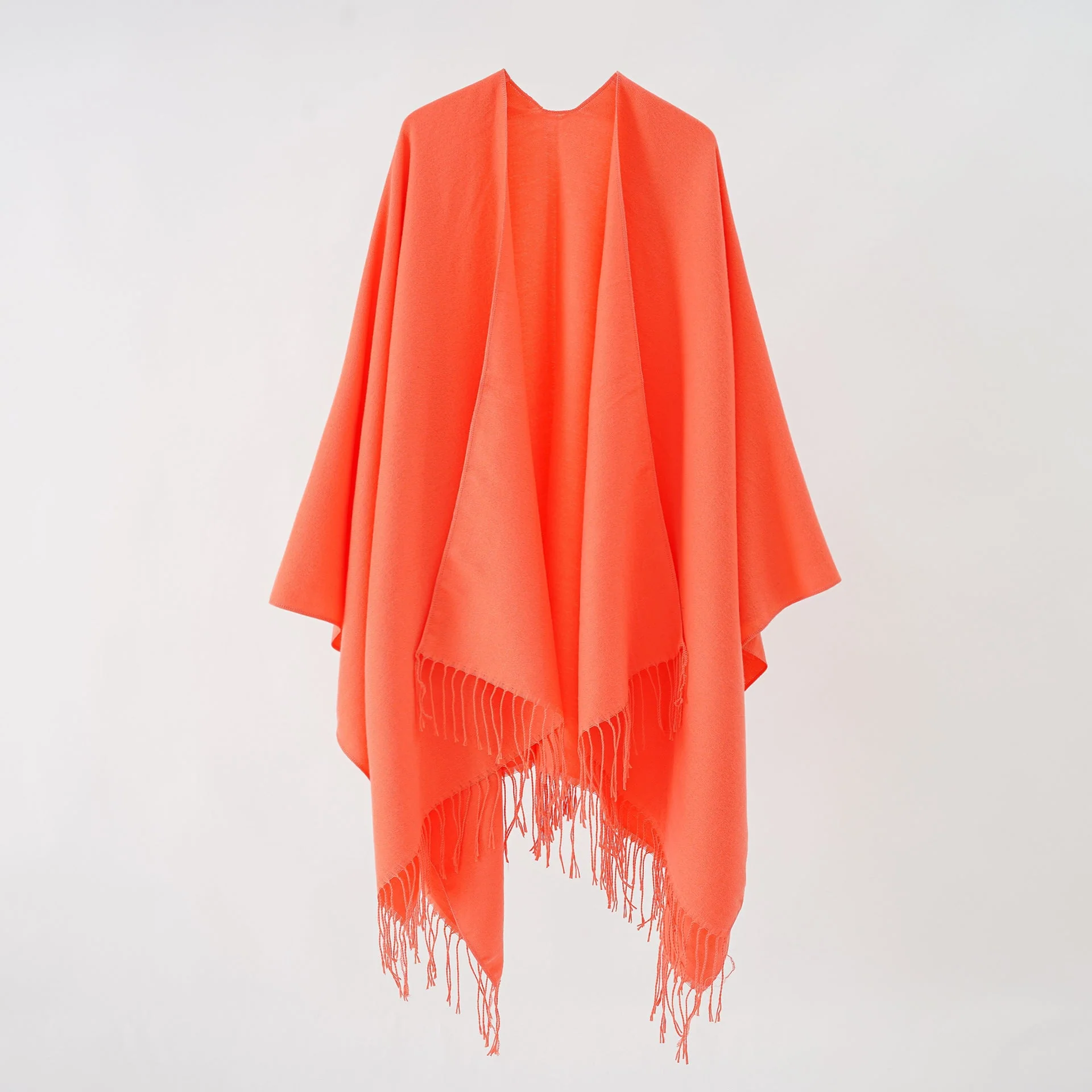 Damen Modischer Fransen-Poncho Aus Weichem Material mit Luxuriösem Fall Heidi-Mode - Image 13