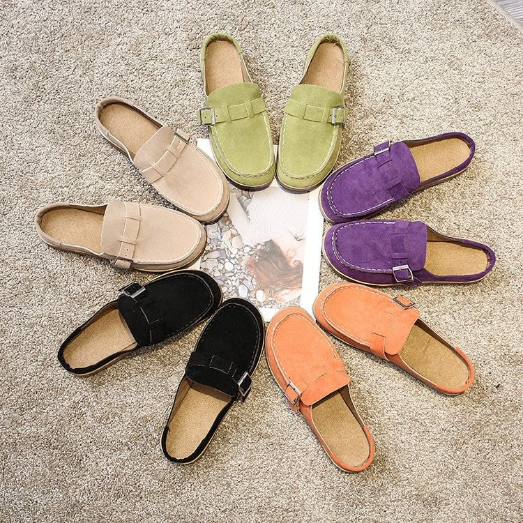 Damen Mokassin Clogs mit modischem Riemen und komfortabler Sohle Heidi Mode - Image 2