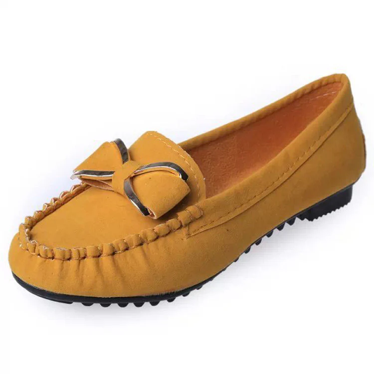 Damen Mokassin mit modischem Schleifen-Design und rutschfester Sohle Heidi Mode - Image 5