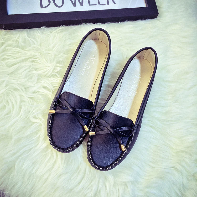 Damen Mokassin Slipper mit elegantem Schleifen-Detail und komfortabler Innensohle Heidi Mode - Image 4