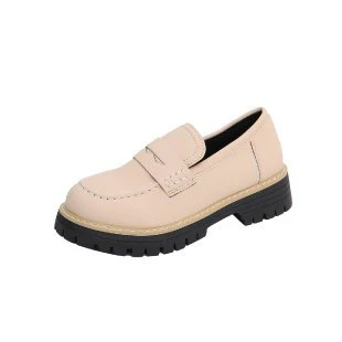 Damen Mokassin-Slipper mit rutschfester Profilsohle und modischer Lederoberfläche Heidi Mode - Image 8