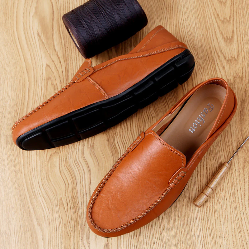 Damen Mokassins aus hochwertigem Leder mit bequemer Innensohle Heidi Mode - Image 4