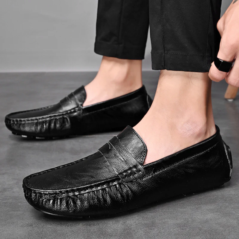Damen Mokassins aus hochwertigem Leder mit flexiblem Sohlenprofil Heidi Mode - Image 2