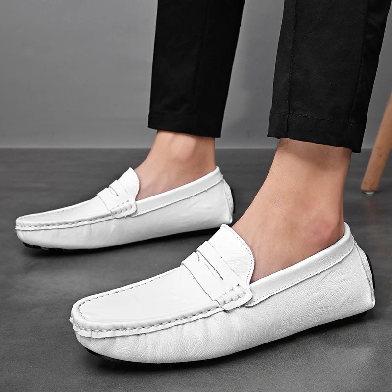 Damen Mokassins aus hochwertigem Leder mit flexiblem Sohlenprofil Heidi Mode - Image 3