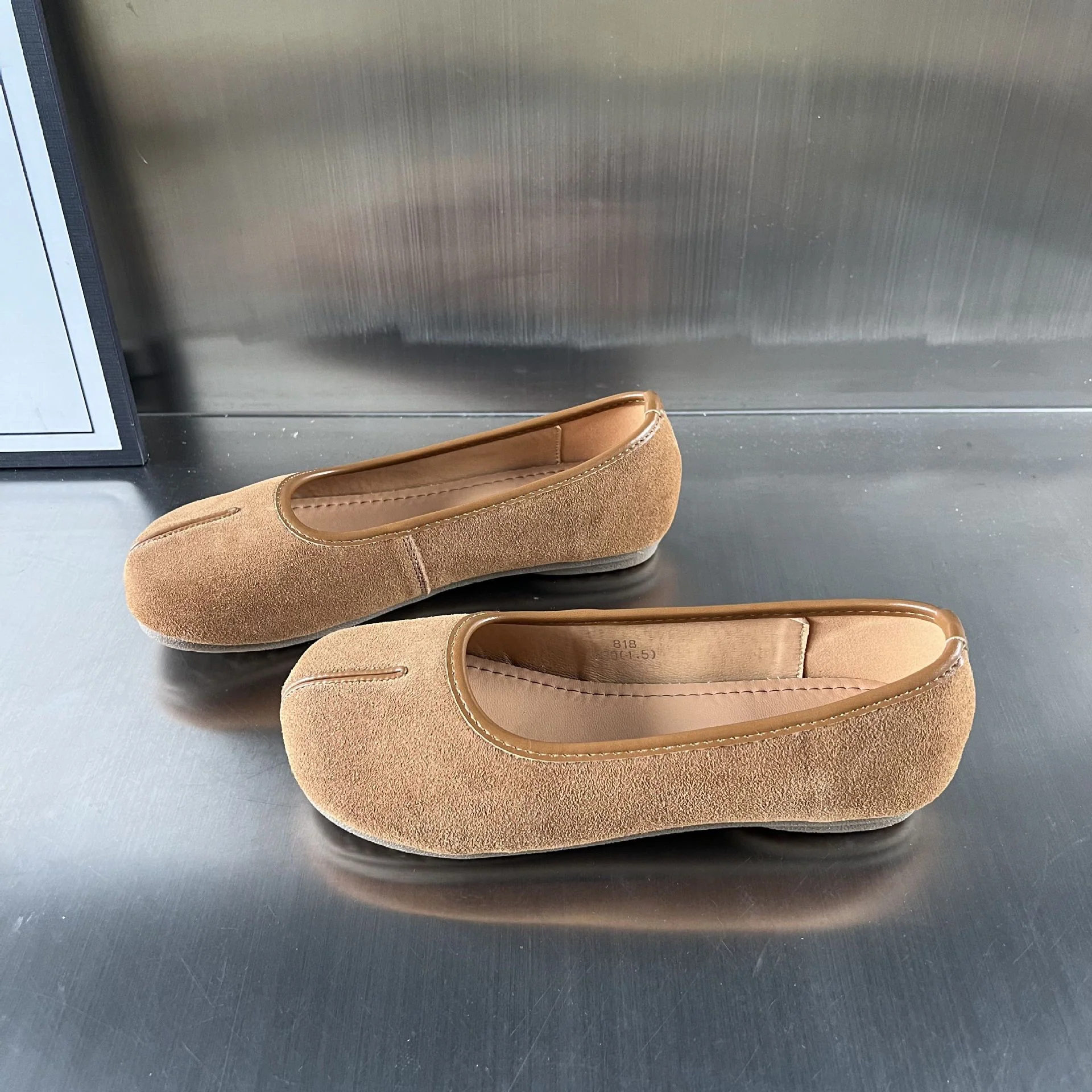 Damen Mokassins aus hochwertigem Wildleder mit eleganter Naht Heidi Mode - Image 7