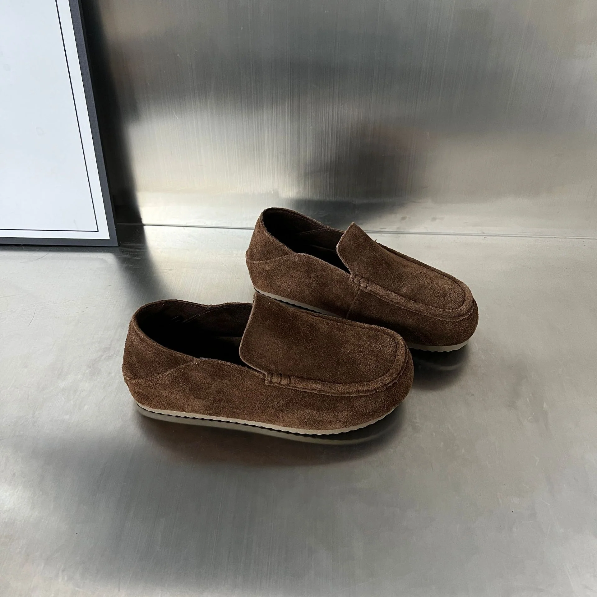 Damen Mokassins aus hochwertigem Wildleder mit komfortablem Fußbett und elastischem Design Heidi Mode - Image 5